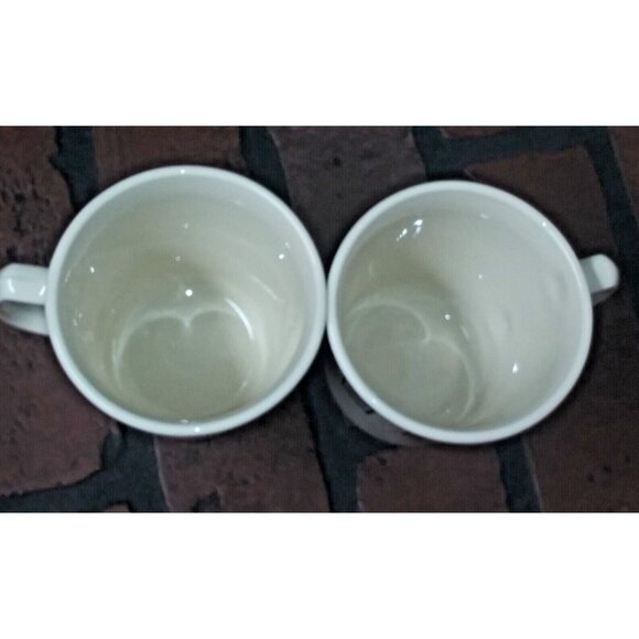 2 Corelle coffee cups mugs Tribal Spirit Corning Beige Black Corning USA aztec - Picture 8 of 9